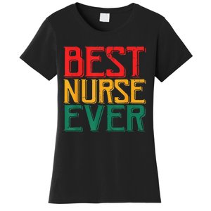 Black Strong Nurse Afro Love Melanin African American Women's T-Shirt