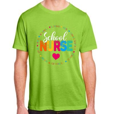 Best School Nurse Ever Appreciation Gift Adult ChromaSoft Performance T-Shirt