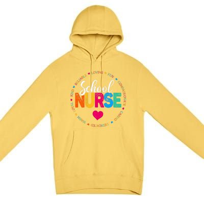 Best School Nurse Ever Appreciation Gift Premium Pullover Hoodie