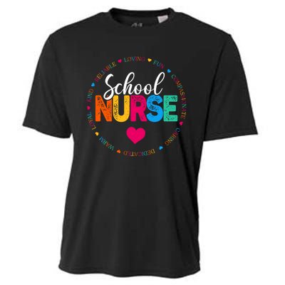 Best School Nurse Ever Appreciation Gift Cooling Performance Crew T-Shirt