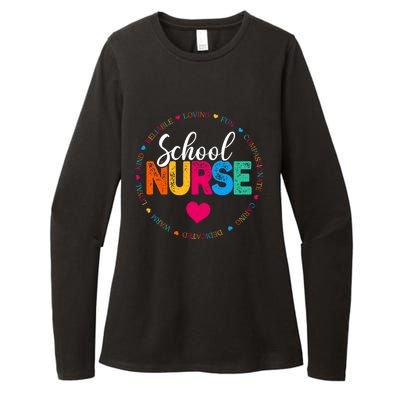 Best School Nurse Ever Appreciation Gift Womens CVC Long Sleeve Shirt