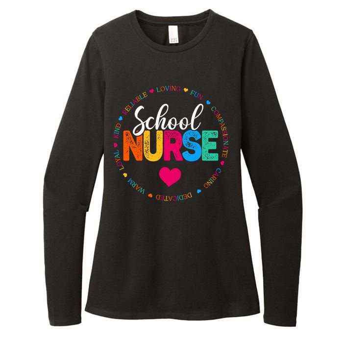 Best School Nurse Ever Appreciation Gift Womens CVC Long Sleeve Shirt