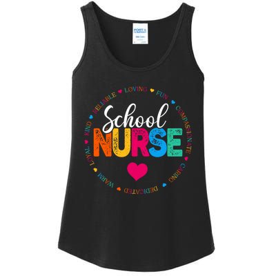 Best School Nurse Ever Appreciation Gift Ladies Essential Tank