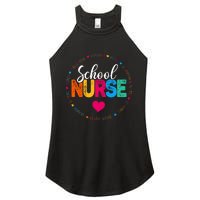 Best School Nurse Ever Appreciation Gift Women's Perfect Tri Rocker Tank