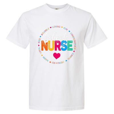 Best School Nurse Ever Appreciation Gift Garment-Dyed Heavyweight T-Shirt