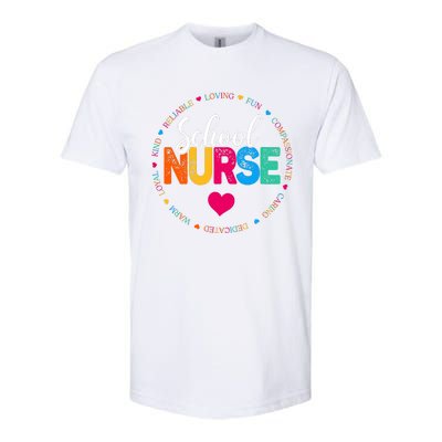 Best School Nurse Ever Appreciation Gift Softstyle CVC T-Shirt