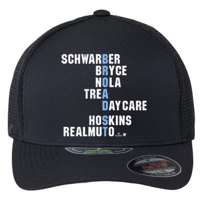 Broad St Names Philadelphia Baseball Flexfit Unipanel Trucker Cap