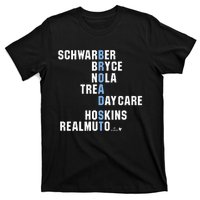 Broad St Names Philadelphia Baseball T-Shirt