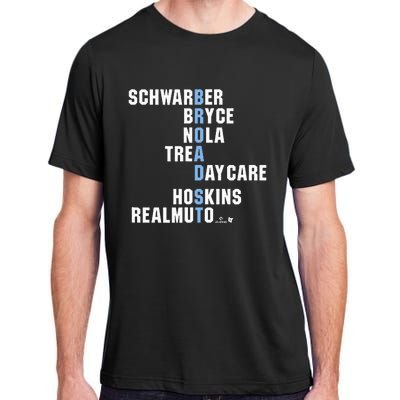 Broad St Names Philadelphia Baseball Adult ChromaSoft Performance T-Shirt