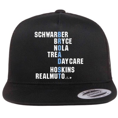 Broad St Names Philadelphia Baseball Flat Bill Trucker Hat