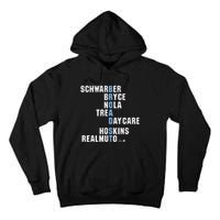 Broad St Names Philadelphia Baseball Tall Hoodie