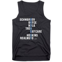 Broad St Names Philadelphia Baseball Tank Top