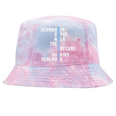 Broad St Names Philadelphia Baseball Tie-Dyed Bucket Hat