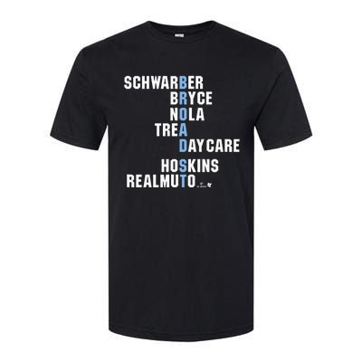 Broad St Names Philadelphia Baseball Softstyle CVC T-Shirt