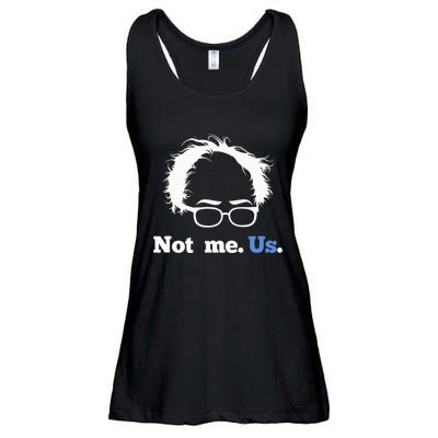 Bernie Sanders Not Me. Us. 2020 Campaign Slogan Ladies Essential Flowy Tank