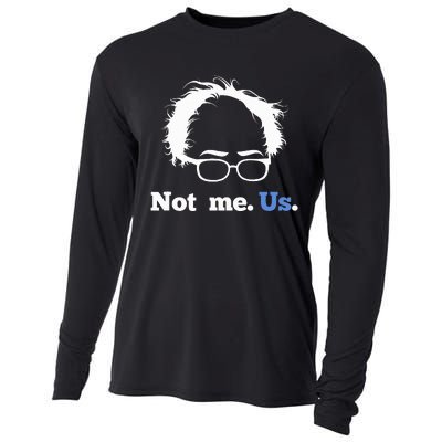 Bernie Sanders Not Me. Us. 2020 Campaign Slogan Cooling Performance Long Sleeve Crew