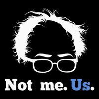 Bernie Sanders Not Me. Us. 2020 Campaign Slogan Zip Tote Bag