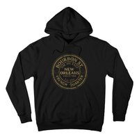 Bourbon Street New Orleans French Quarter Distressed Hoodie