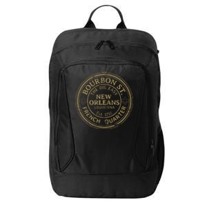 Bourbon Street New Orleans French Quarter Distressed City Backpack