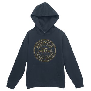 Bourbon Street New Orleans French Quarter Distressed Urban Pullover Hoodie