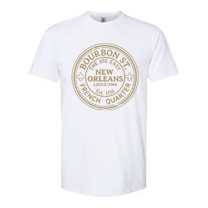 Bourbon Street New Orleans French Quarter Distressed Softstyle CVC T-Shirt