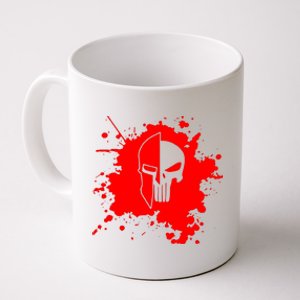 Blood Skull Of Spartan Gym Training Top Coffee Mug