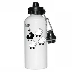 Black Sheepp Of The Family Aluminum Water Bottle