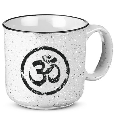 Buddhist Symbol Om Cool Buddhism Yoga Tao Zen Men Women 15oz Campfire Ceramic Mug