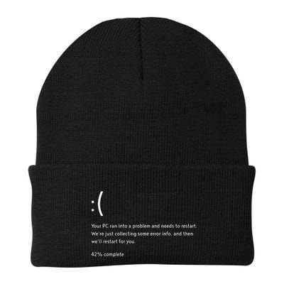 Blue Screen Of Death Bsod Crowdstrike It Outage Bug Meme Beanie
