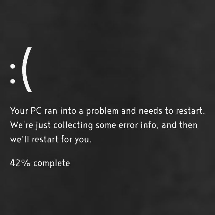 Blue Screen Of Death Bsod Crowdstrike It Outage Bug Meme Tumbler