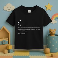 Blue Screen Of Death Bsod Crowdstrike It Outage Bug Meme Toddler T-Shirt