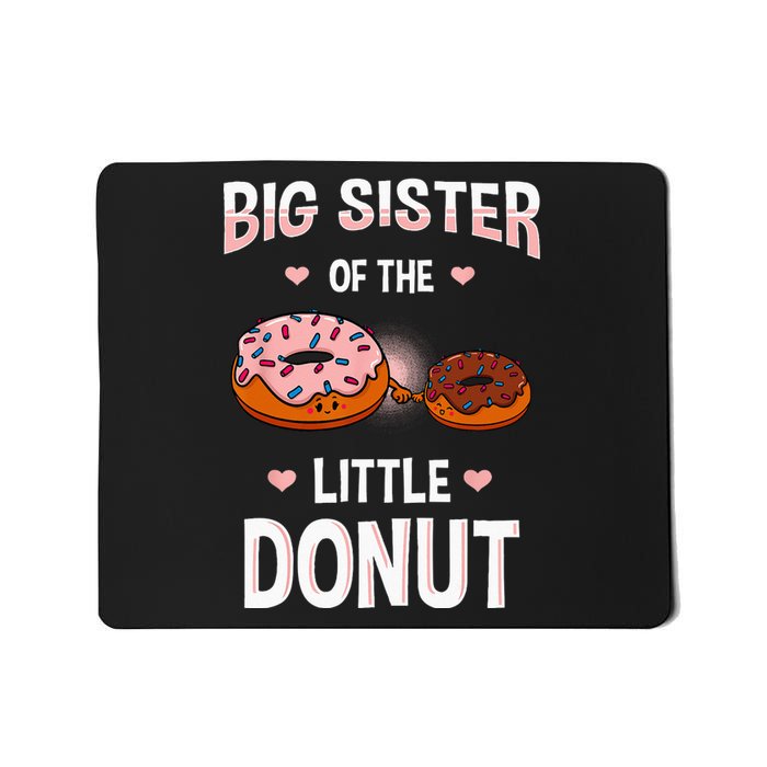 Big Sister Of The Little Donut Gender Reveal Announcement Mousepad