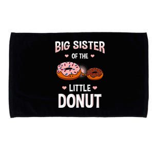 Big Sister Of The Little Donut Gender Reveal Announcement Microfiber Hand Towel