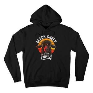 Black S.H.E.E.P Of He Family Funny Saying Hoodie