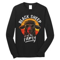 Black S.H.E.E.P Of He Family Funny Saying Long Sleeve Shirt