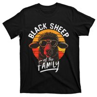 Black S.H.E.E.P Of He Family Funny Saying T-Shirt