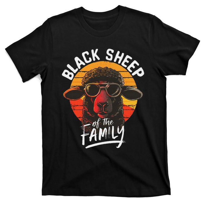 Black S.H.E.E.P Of He Family Funny Saying T-Shirt