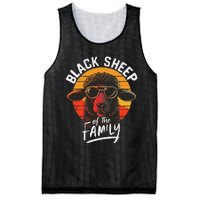 Black S.H.E.E.P Of He Family Funny Saying Mesh Reversible Basketball Jersey Tank