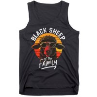 Black S.H.E.E.P Of He Family Funny Saying Tank Top