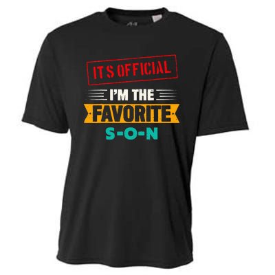 Beloved Son Of The Family Its Official Im The Favorite Son Cooling Performance Crew T-Shirt