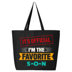 Beloved Son Of The Family Its Official Im The Favorite Son 25L Jumbo Tote