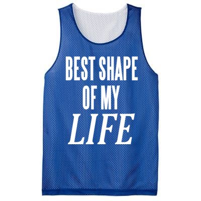 Best Shape Of My Life Workout Exercise Gym Cute Gift Mesh Reversible Basketball Jersey Tank