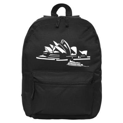 Beautiful Sydney Opera House Australia 16 in Basic Backpack