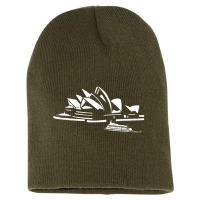 Beautiful Sydney Opera House Australia Short Acrylic Beanie