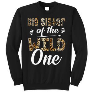 Big Sister Of The Wild One Zoo Themed 1st Birthday Party Sweatshirt