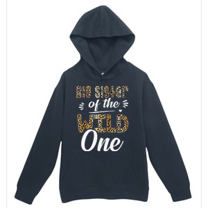 Big Sister Of The Wild One Zoo Themed 1st Birthday Party Urban Pullover Hoodie