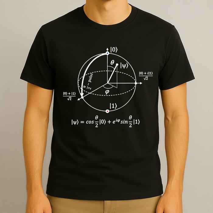 Bloch Sphere Of Quantum Information Physics And Science T-Shirt