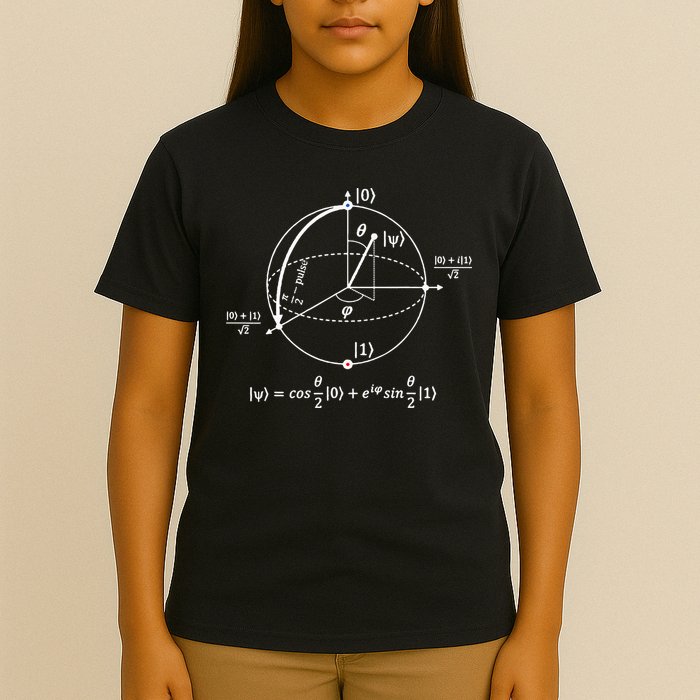 Bloch Sphere Of Quantum Information Physics And Science T-Shirt