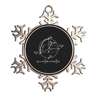 Bloch Sphere Of Quantum Information Physics And Science Metallic Star Ornament