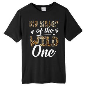 Big Sister Of The Wild One Zoo Themed 1stBirthday Party Tall Fusion ChromaSoft Performance T-Shirt